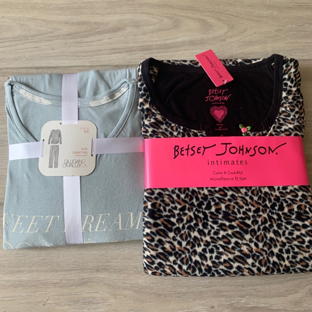 Betsey Johnson pajama and Gilligan & O’Malley